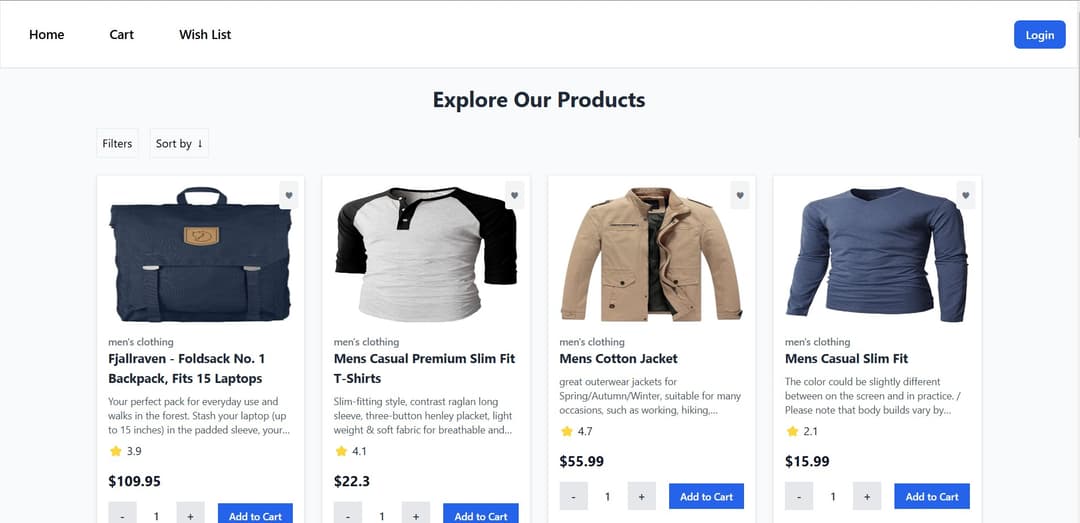 AtoZ ecommerce frontend